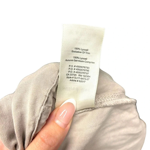 Aritzia Wilfred Free Beatriz Drawstring Overall Romper Ashen Gray Size XS - Picture 10 of 10